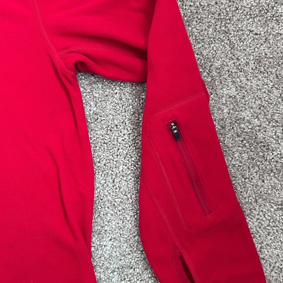 The North Face Red Men’s Fleece 1/4 Zip Size XS - Picture 4 of 7